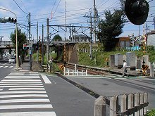 画面奥が国分寺方